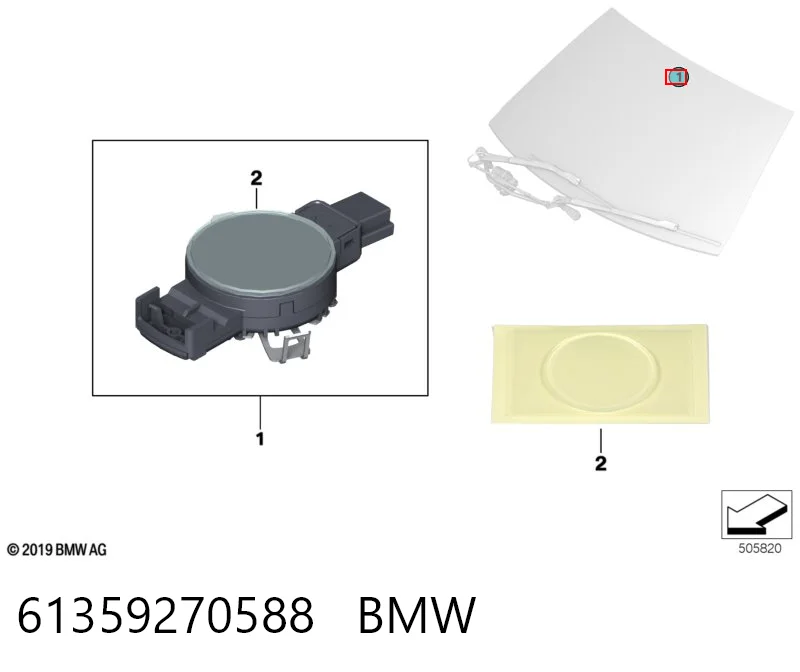  Датчик дождя BMW 5 