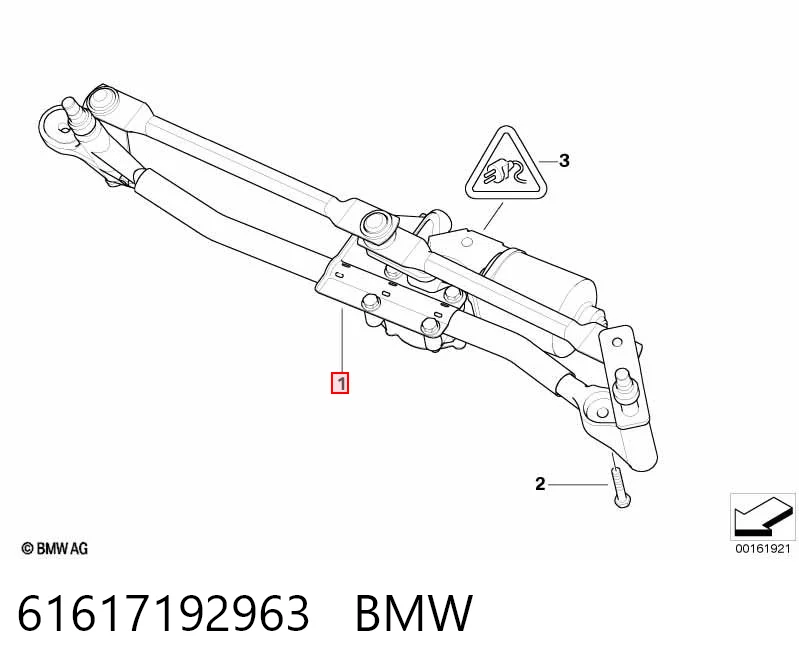 Трапеция щеток лобового стекла BMW 1 хэтчбек (E81) (2006 - 2012) цена, от 63.63 USD