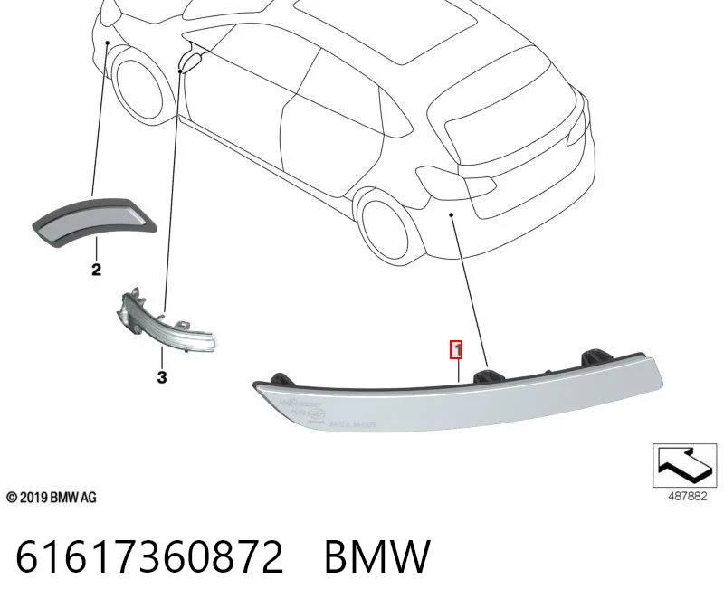 61617360872 BMW 
