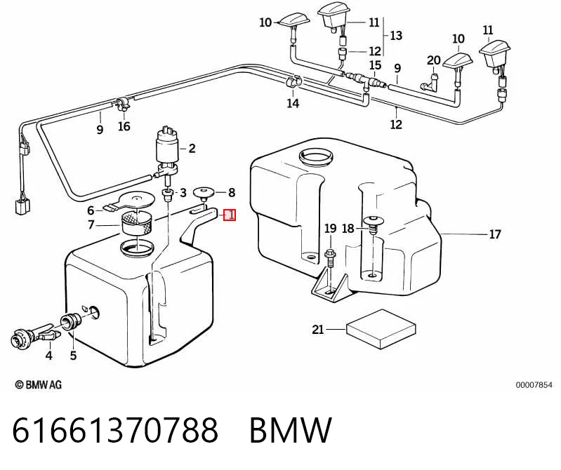61661370788 BMW Ресивер-осушитель кондиционера