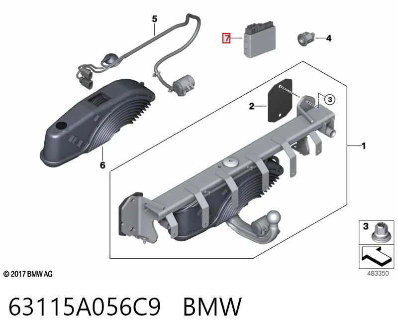 Купить 63119463370 BMW 