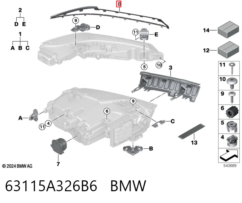 63115A326B6 BMW