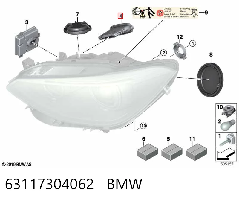 63117304062 BMW 