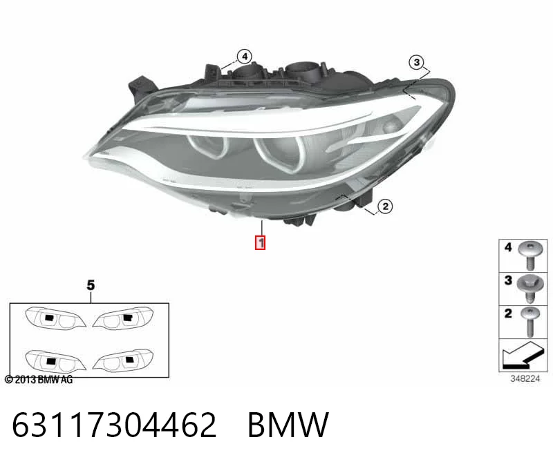 Фара передняя правая на BMW 2  F23