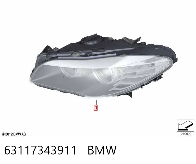 63117343911 BMW Фара