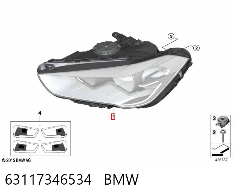 20X310V Polcar Фара передняя правая