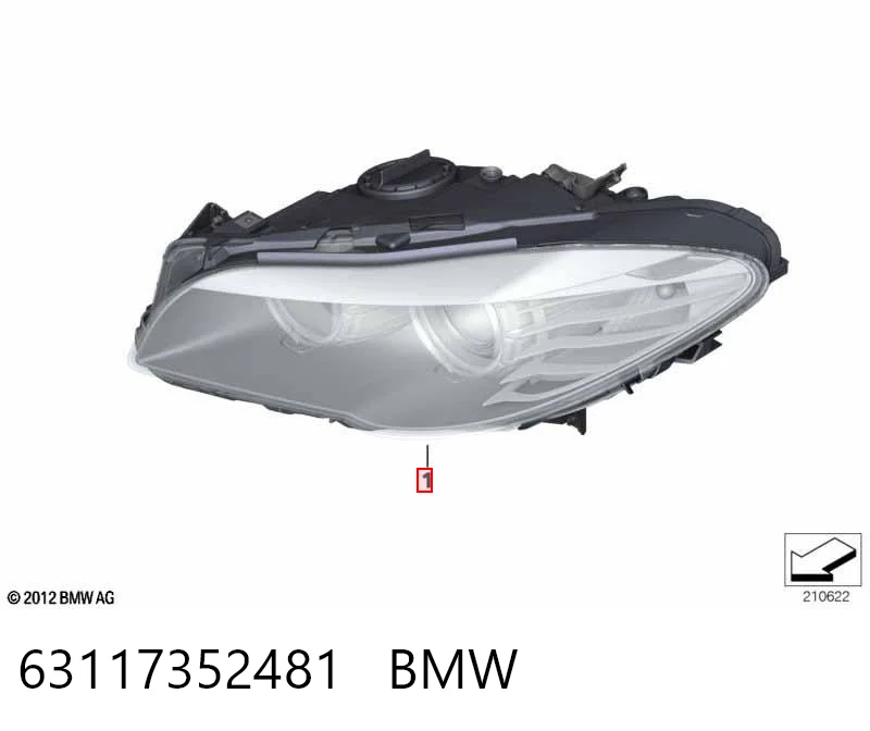 63117352481 BMW Фара
