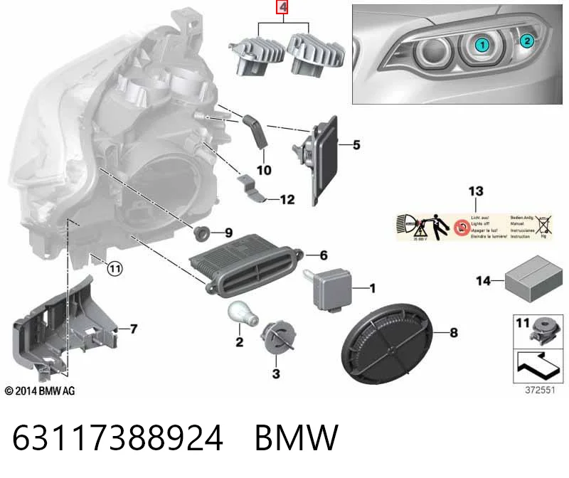63117388924 BMW 
