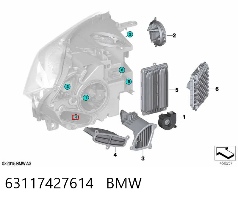 63117427614 BMW 