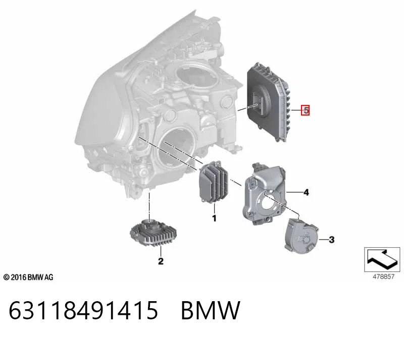 63118491415 BMW 
