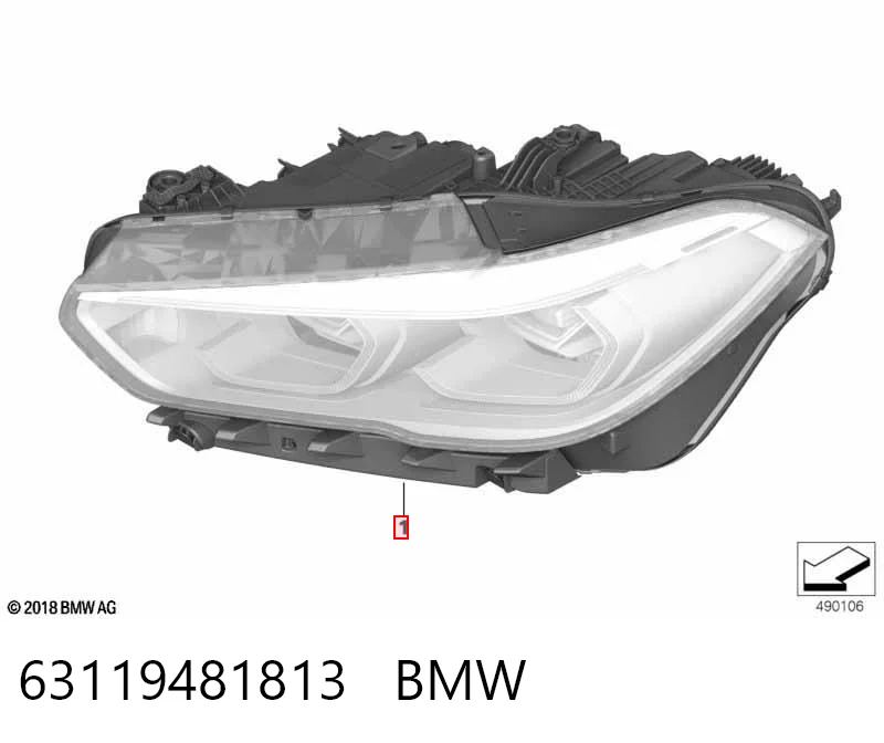 63119481813 BMW Фара