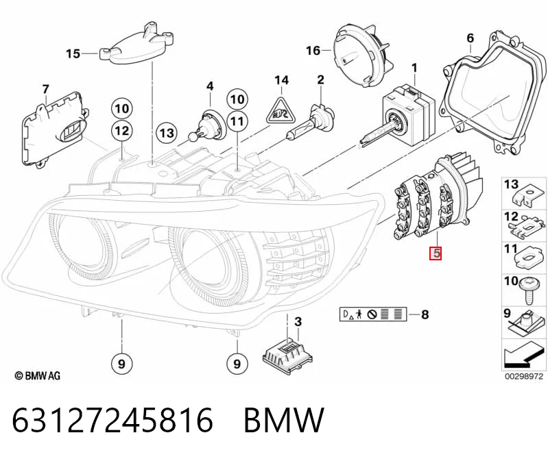 63127245816 BMW 