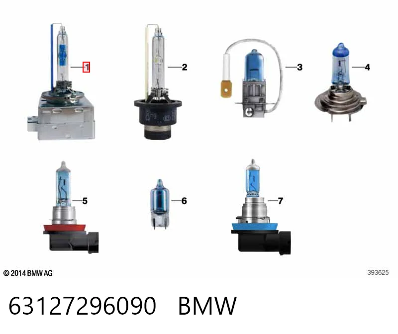 63127296090 BMW Биксенон