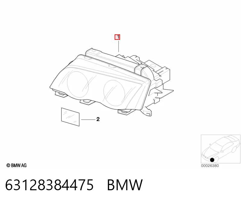 Фара левая Polcar 2008091U цена, от 386.65 USD