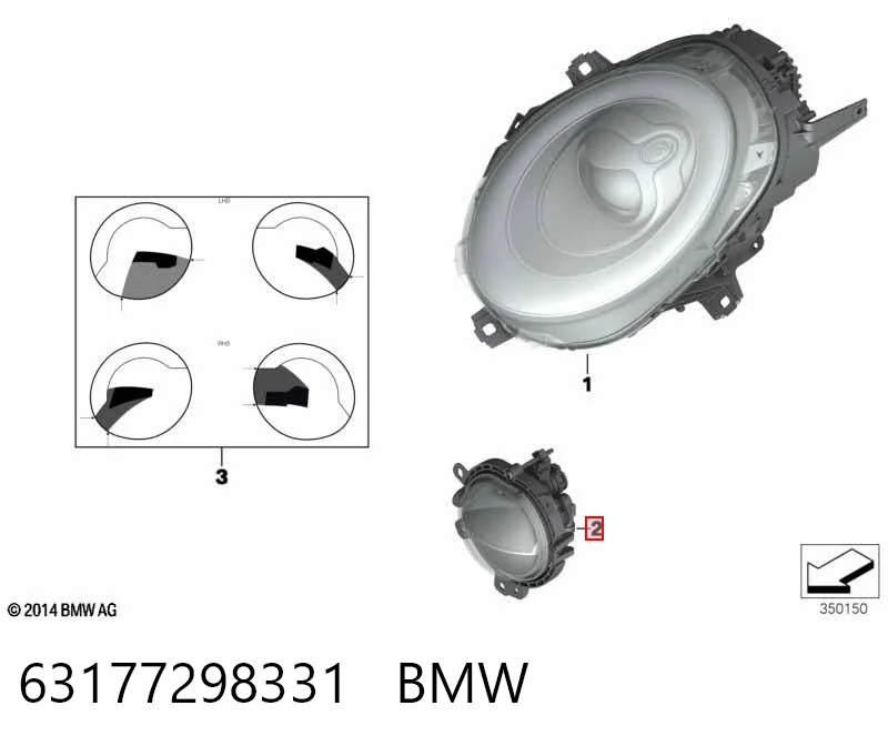 Фара противотуманная левая 51B129E Polcar