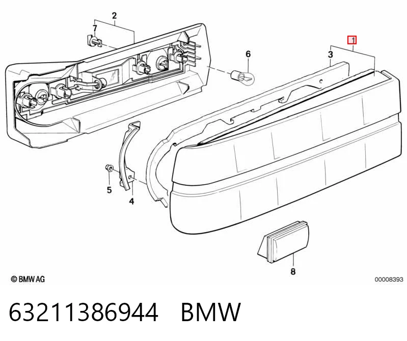 Фонари задние на BMW 3  E30