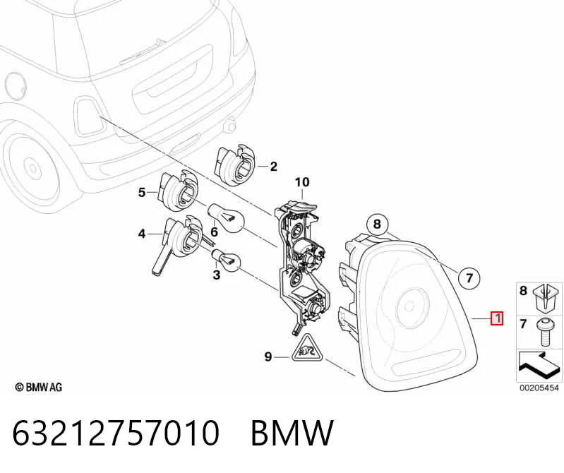 Купить 5102882X Polcar Задняя правая фара