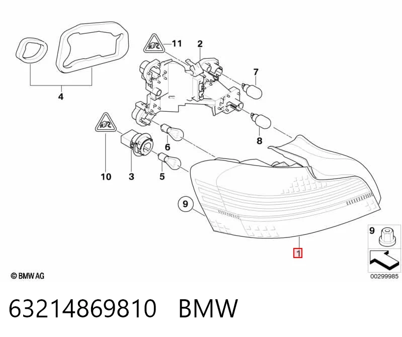 Фонари задние на BMW X5  E70