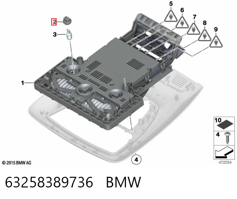 Поворотник правый на BMW X5  E53