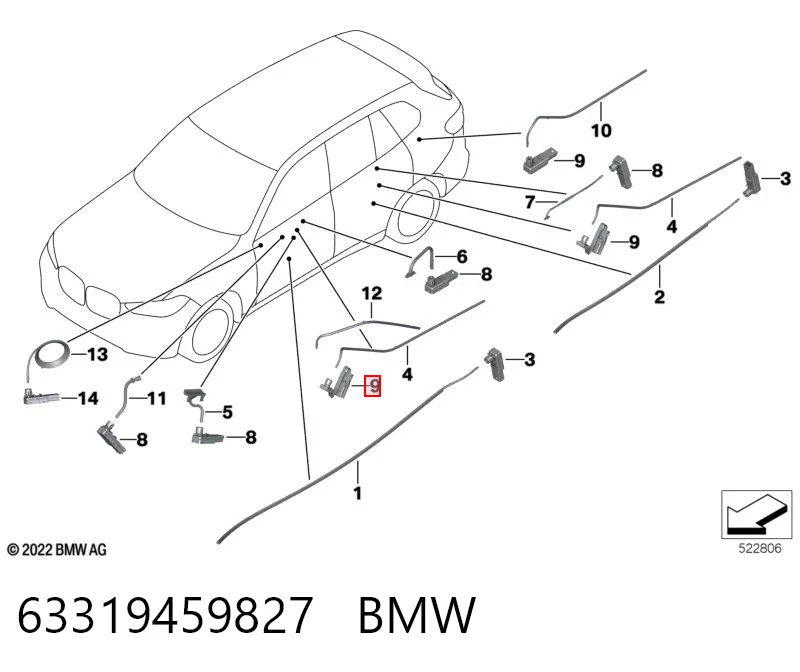63319459827 BMW 