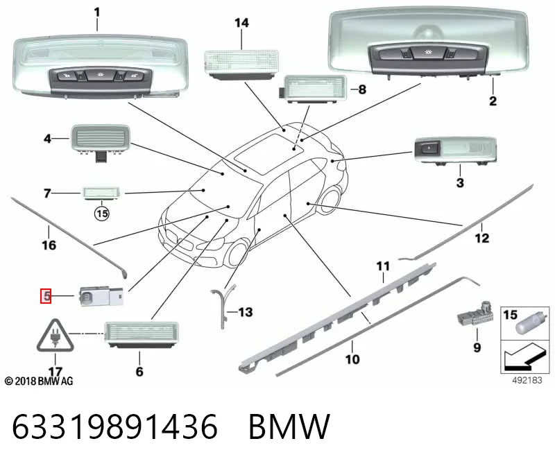 63319891436 BMW 
