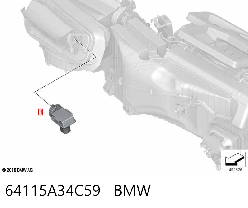 64115A34C59 BMW Датчик загрязнения воздуха