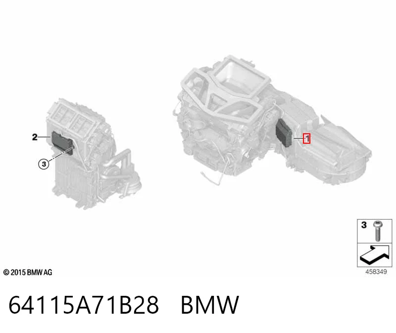  BMW 64115A90EB8 цена, от 46.88 USD