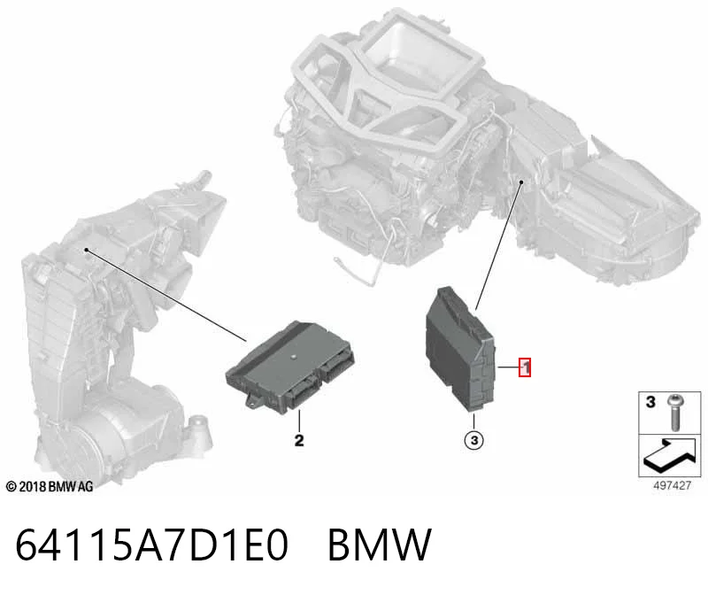 Купить 64115A90EB8 BMW 