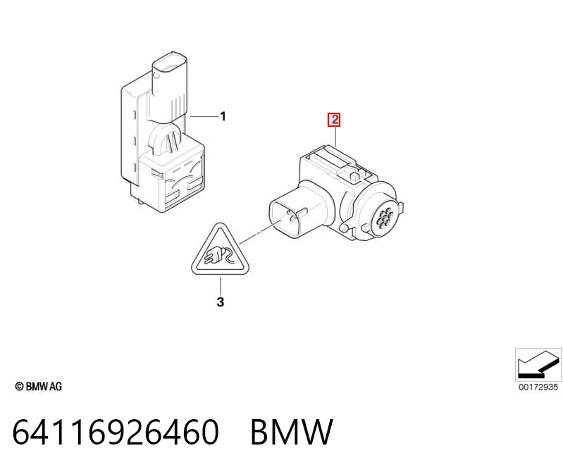 64116926460 BMW Датчик загрязнения воздуха