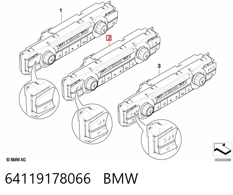Блок управления кондиционером 9219974 BMW