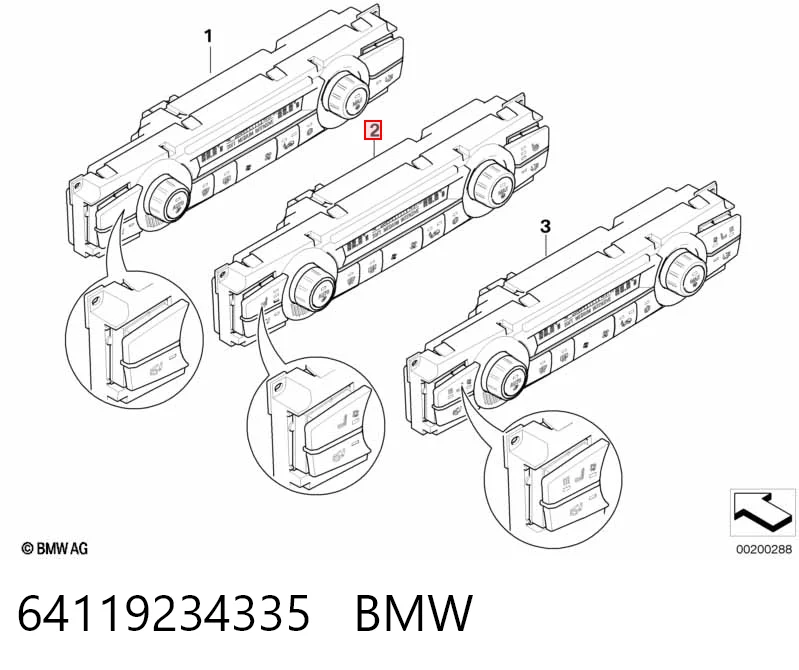 Купить 9219974 BMW Блок управления печкой