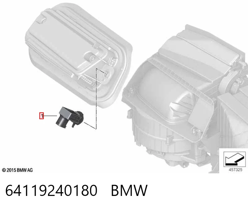 64119240180 BMW Датчик загрязнения воздуха