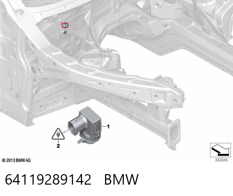 64119289142 BMW Датчик загрязнения воздуха
