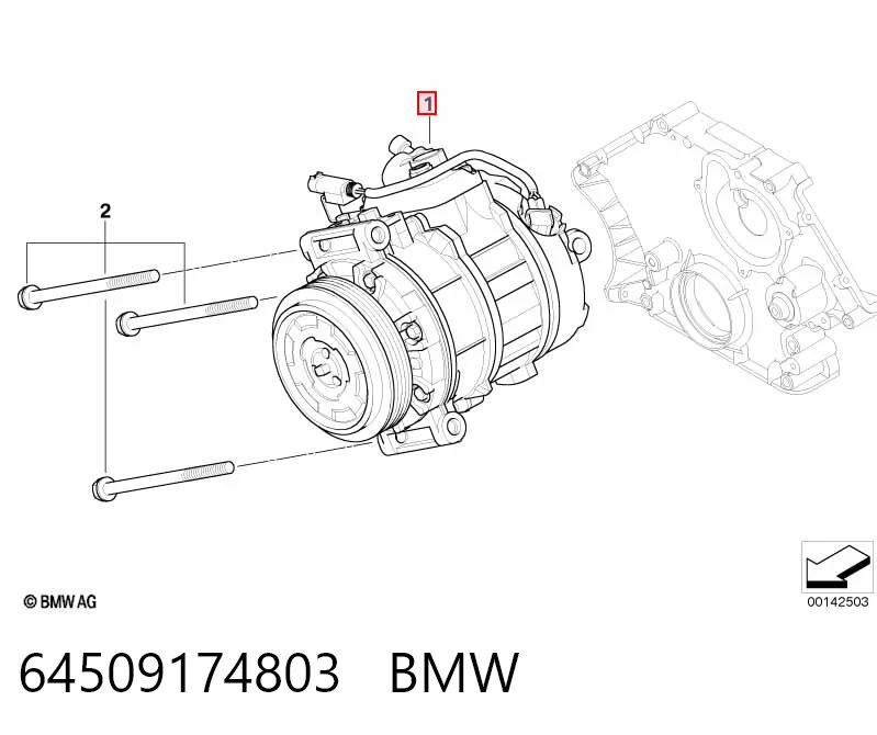 64509174803 BMW Компрессор хладагента