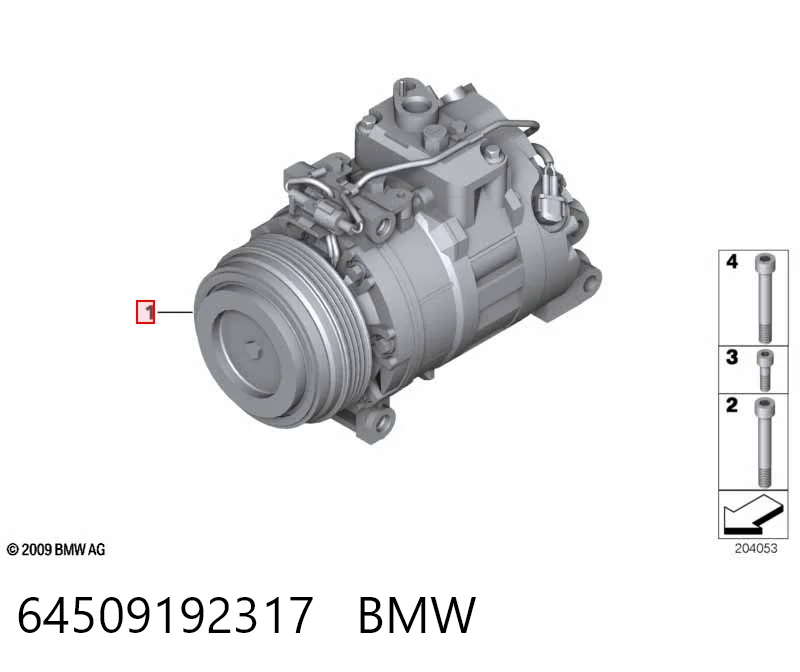 64509192317 BMW Компрессор хладагента