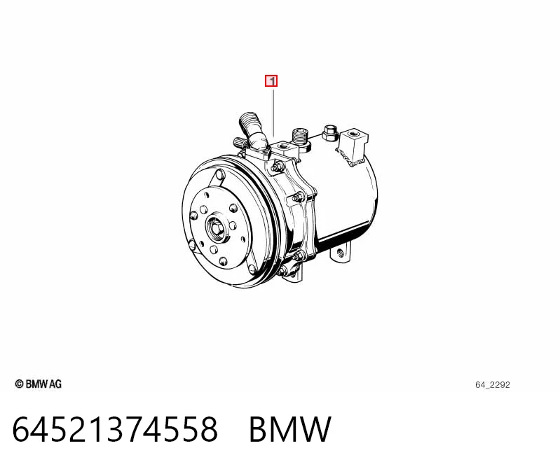 64521374558 BMW