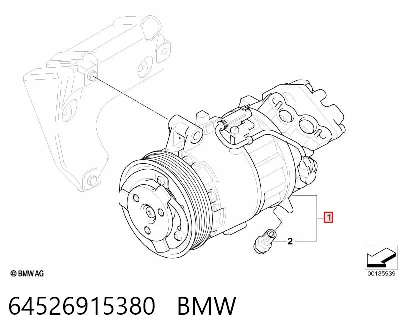 64526915380 BMW Компрессор хладагента
