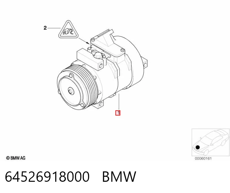 64526918000 BMW Компрессор хладагента