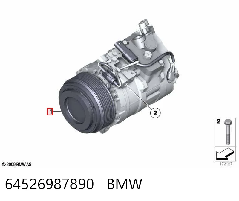 64526987890 BMW Компрессор хладагента