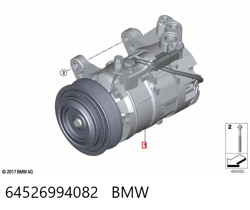 64526994082 BMW Компрессор хладагента