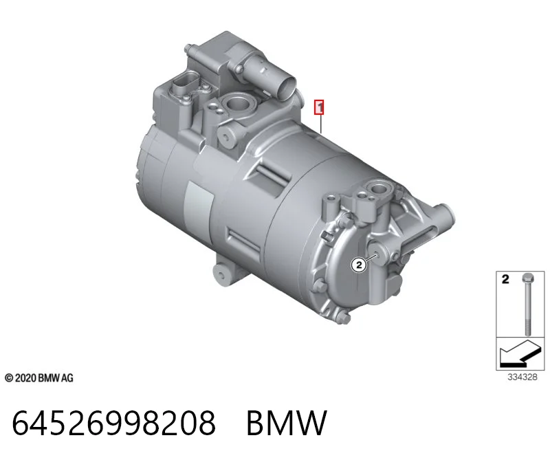 64526998208 BMW Компрессор хладагента