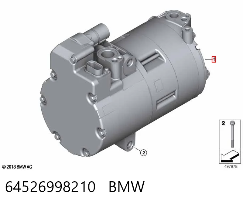 64526998210 BMW Компрессор хладагента