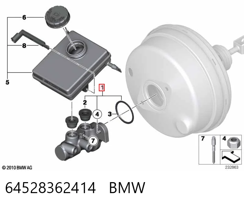 64528362414 BMW Компрессор хладагента