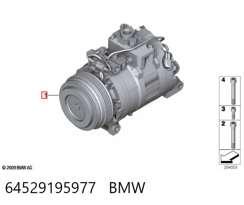 64529195977 BMW Компрессор хладагента