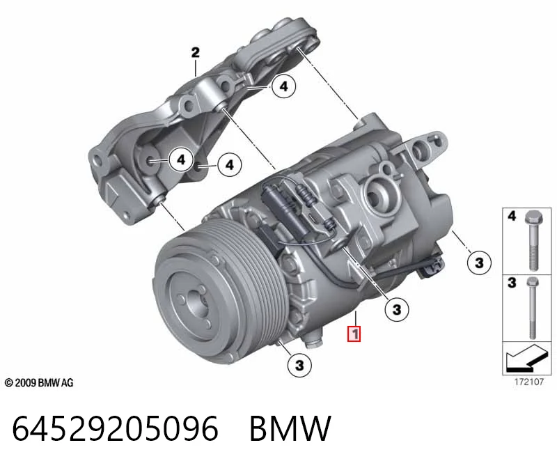 64529205096 BMW Компрессор хладагента