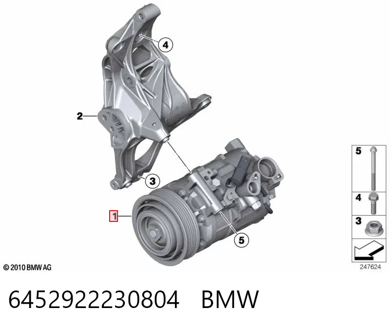 6452922230804 BMW Компрессор хладагента
