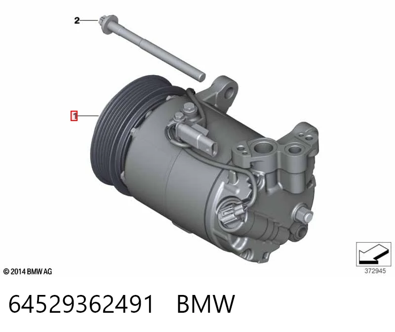 64529362491 BMW Компрессор хладагента