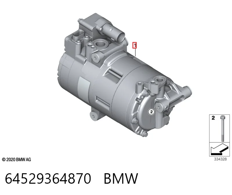 64529364870 BMW Компрессор хладагента