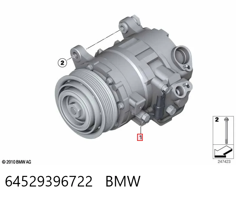 64529396722 BMW Компрессор хладагента