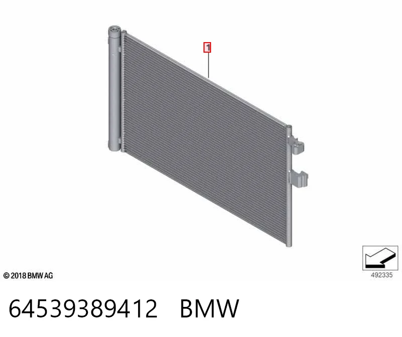 64539389412 BMW Конденсатор